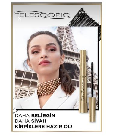 L'Oreal Paris Telescopic Black Long-Looking Mascara - Buy Online on GoSupps.com