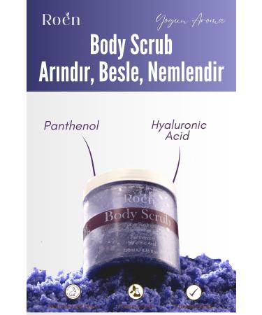 Roen Body Peeling Body Scrub Nourishing Purifying Renewing and Intensive Moisturizing Scrub 250ml - Buy Online on GoSupps.com