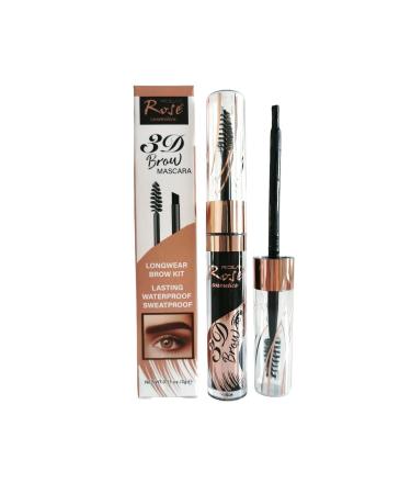 Rose 3d Brow (NO:01) Mascara Longwear Brow Short Lasting Waterproof Sweatproof 3 G