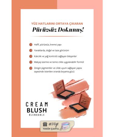 Pastel Mix Set - Cream Blush 44 + Liquid Blush 51 + Togin Bag Gift - Buy Online on GoSupps.com