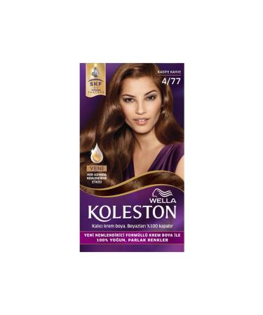Wella Koleston Kit 4/77 Velvet Brown Hair Dye