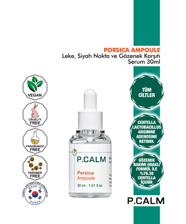P Calm P.calm Anti-Stain Blackhead and Pore Porsica Serum with Niacinamide and Centella 30ml