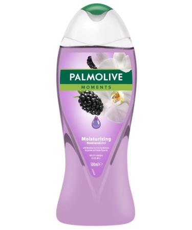 Palmolive Moments Moisturizing Bath and Shower Gel with Blackberry and Orchid Extracts 3 Pieces X 750 ml