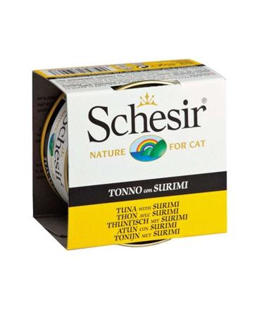 Schesir C136 Tuna and Surimi Jelly Cat Canned Food 85 gr
