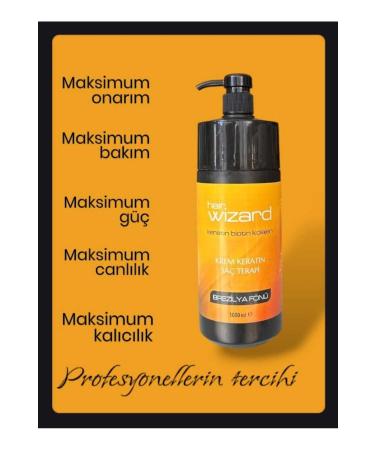 HAIR WIZARD Keratin Botox Professional Care Brazilian Blow Dry Hairdresser Series 1000 ml - Buy Online on GoSupps.com