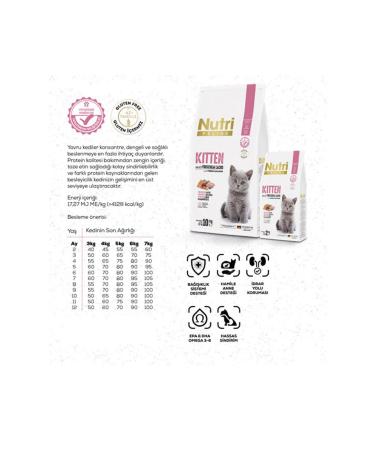Nutri Feline 10kg Kitten Cat Food with Salmon Meat - Buy Online on GoSupps.com