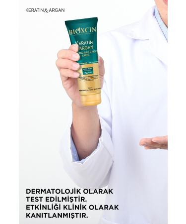 Bioxcin Keratin & Argan Repairing Hair Care Cream 250 ml - Damaged and Sensitive Hair - Buy Online on GoSupps.com