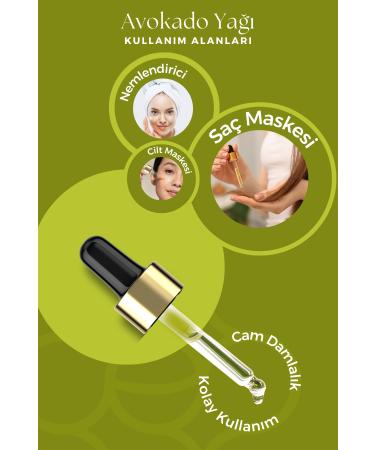 Efsun Natural Avocado Oil 0 Pure and Natural Cold Pressed 30 ml - Buy Online on GoSupps.com