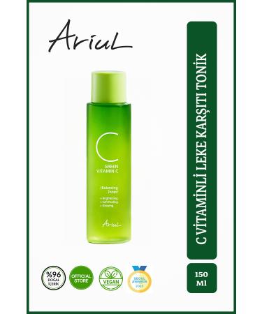 Ariul Green Vitamin C Toner 150 Ml | Tone Equalizer Anti-Stain | Glutathione Pha 13 Vitamin Complex