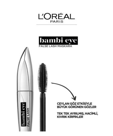 L'Oreal Paris Super Bambi Eye Gazelle Eye Effect Super Black Mascara _loreal - Buy Online on GoSupps.com