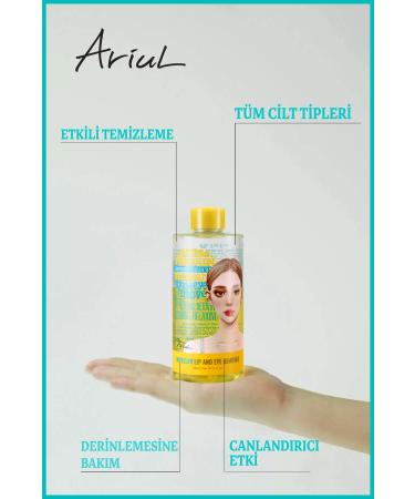Ariul Stress Relieving Micellar Lip and Eye Makeup Remover Water 300 Ml | Aloe Vera - Buy Online on GoSupps.com