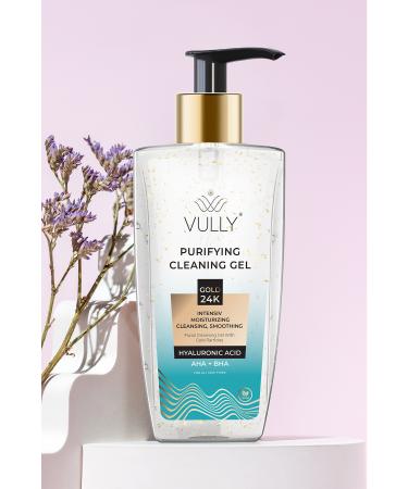 VULLY 24k Gold Particle Purifying Moisturizing Pore Tightening Facial Cleansing Gel 200 Ml - Buy Online on GoSupps.com