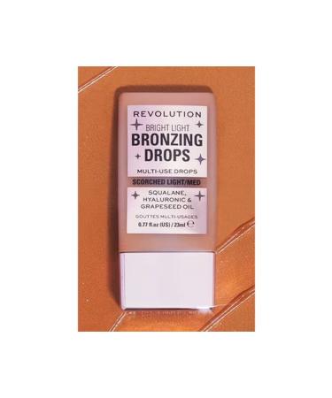 Revolution Hyaluronic Acid Skin Elasticity Increasing Softening Liquid Bronzer - LIGHT