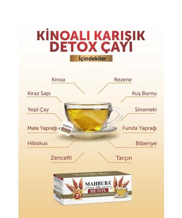 Mahbuba Weight Loss Helper Detox Quinoa Mixed Herbal Slimming Tea Form Diet (60 USES FOR 2 MONTHS) - Buy Online on GoSupps.com