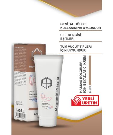 MAGNETIC PLASMA Genital Area - Underarm and Elbow Whitening Cream - 75 ml
