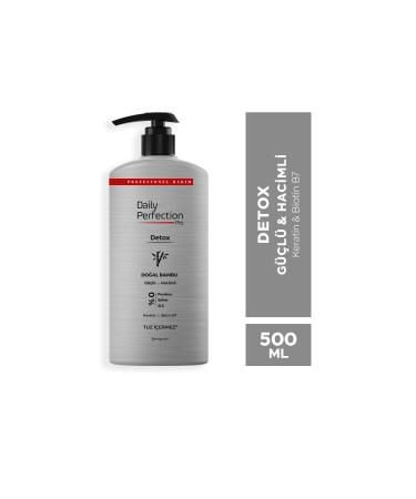 DAILY PERFECTION PRO Detox Shampoo - Natural Bamboo 500 ml - Buy Online on GoSupps.com