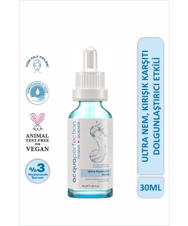 Acqua Perfection Ultra Intensive Moisturizing Plumping Effect Anti-Wrinkle 3% Hyaluronic Serum 30ml
