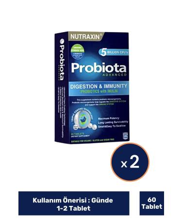 Nutraxin Probiota Advanced 60 Tablets x 2 Pieces