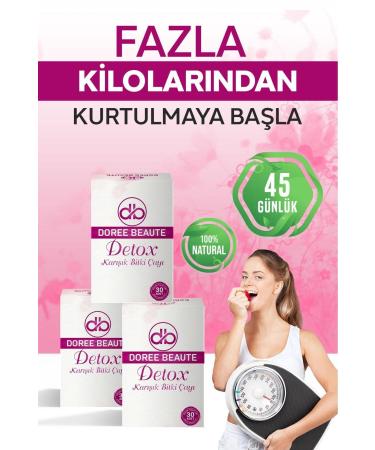 DOREE BEAUTE Detox Quinoa Mix Slimming Helper Herbal Tea Set of 3