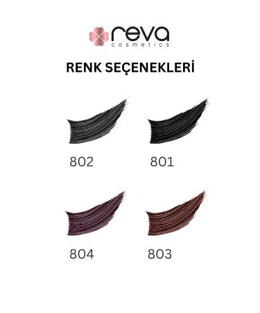 REVA Volume Hybrid Mascara - Hybrid Volume Mascara Black - No: 802 - Vegan & Clean Content - Buy Online on GoSupps.com