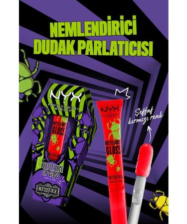 NYX Professional Makeup Beetlejuice Special Collection Lip Gloss - Buy Online on GoSupps.com