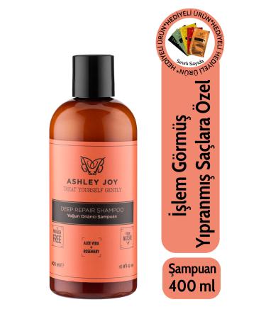 Ashley Joy Rosemary Keratin Intense Repair Nourishing Shampoo for Treated and Damaged Hair 400 ml