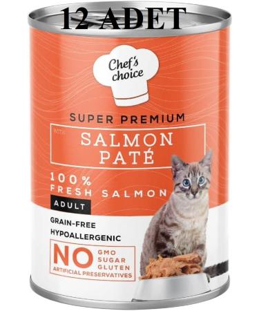 Chefs Choice NEW CHEFS CHOICE SALMON PATE FOR CAT 400 GR X 12 PIECES