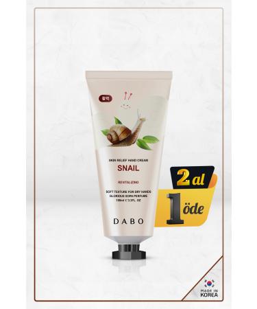 Dabo Skin Soothing Hand Cream Snail Revitalizing Made In Korea