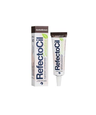 Refectocil Eyebrow and Eyelash Dye 15 Ml Dark Brown - Easy to Use eyebrow_dye-286 MIRACLE W25