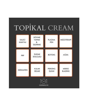 GRIMALDI Topical Cream Anesthetic Laser botox filler permanent makeup dermapen dermaroller pre-procedure cream 50ml - Buy Online on GoSupps.com