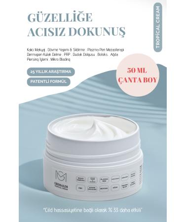 GRIMALDI Topical Cream Anesthetic Laser botox filler permanent makeup dermapen dermaroller pre-procedure cream 50ml