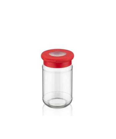 YONCA MODA Lux Flat 380cc Spice Jar Lisinya-C-00344 - Lisinya