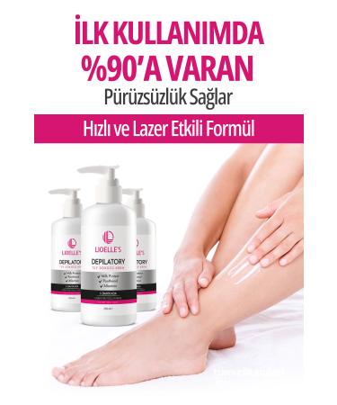 Lioelles Laser Effective Hair Removal and Hair Reducing Epilation Cream for All Skin Types (SPECIAL FORMULA) 250 ml - Buy Online on GoSupps.com