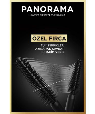 L'Oreal Paris Panorama Volumizing Mascara Black & Paradise Le Khol Mini Eyeliner Makeup Set - Buy Online on GoSupps.com