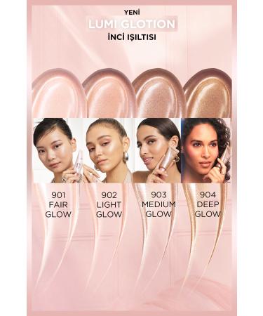 L'Oreal Paris Glotion All-in-one Natural Glow 902 - Light Glow 40 ml Highlighter Liquid Illuminator - Buy Online on GoSupps.com
