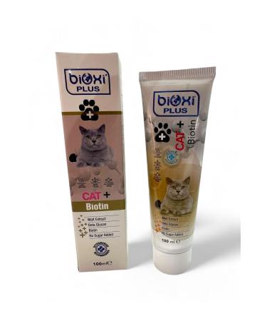 Bioxi Plus Biotin 100 gr: Effective Biotin Supplement for Skin and Fur Health for Your Cat