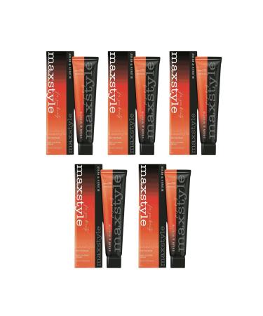 MAXSTYLE New Argan Keratin 2025/08.03 Light Blonde Dore 60 Ml 5 Pieces Hair Dye