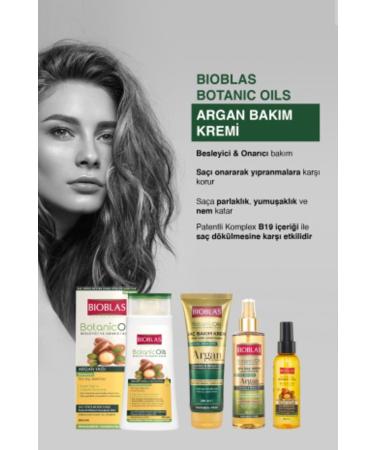 Bioblas Botanic Oils Argan Oil Hair Conditioner 250 Ml Repairing Argan Hair Care Cream Pack of 2 - Buy Online on GoSupps.com