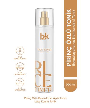 BK COMPANY Rice Extract Whitening Brightening Anti-Stain Rice Toner 200 ml