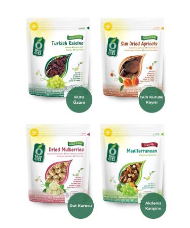Otamon Discovery Package (RAISIN SUN DRIED APRICOT DRIED MULBERRY MEDITERRANEAN MIX)