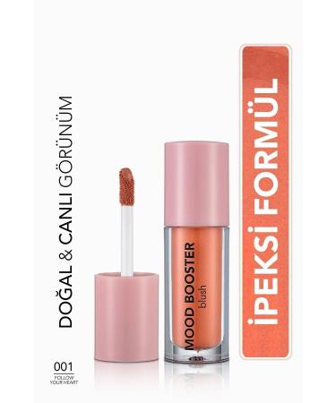 Flormar High Pigmentation Easily Dispersible Liquid Blush That Lasts All Day-001 eleg.3293