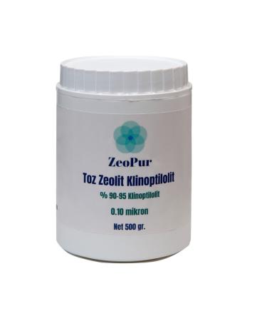 ZeoPur Zeolite Clinoptilolite Powder 0.10 Micron - 500 Gr.