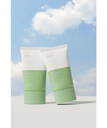 ANUA Airy Sun Cream SPF50+ PA++++ - Centella & Mugwort Anti-Dust Sunscreen 50ml - Buy Online on GoSupps.com