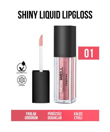New Well Shiny Liquid Lipstick - 01