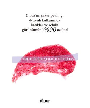 GLOUR Cherry & Coconut Sugar Scrub 250 ml / Moisturizing and Purifying Strawberry & Coconut Extract - Buy Online on GoSupps.com