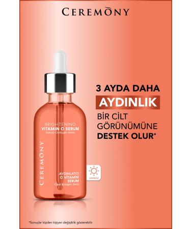 Ceremony Moisturizing Hyaluronic Acid Revitalizing Vitamin C Skin Care Serum 30 ml - Buy Online on GoSupps.com