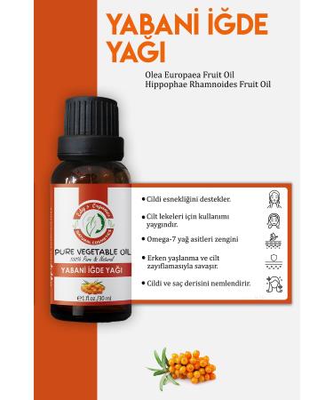 Edy's Organics Sea Buckthorn Oil Cold Pressed 30 Ml - Buy Online on GoSupps.com