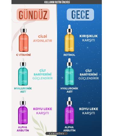 Ceremony Moisturizing Hyaluronic Acid Repairing Retinol Skin Care Serum 30 ml - Buy Online on GoSupps.com