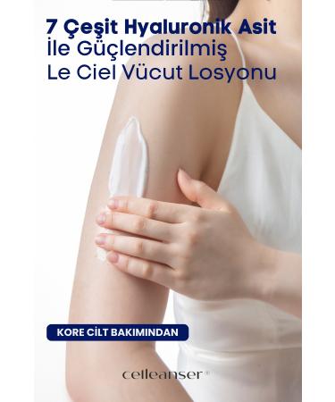 celleanser 7 Types Hyaluronic Acid Moisturizing Anti-Aging Revitalizing Body Lotion - Buy Online on GoSupps.com