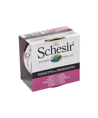 Schesir C140 Jelly Tuna and Ham Jelly Cat Canned Food 85 gr